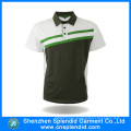Custom Men Polyester Color Combination Sports Polo Shirt